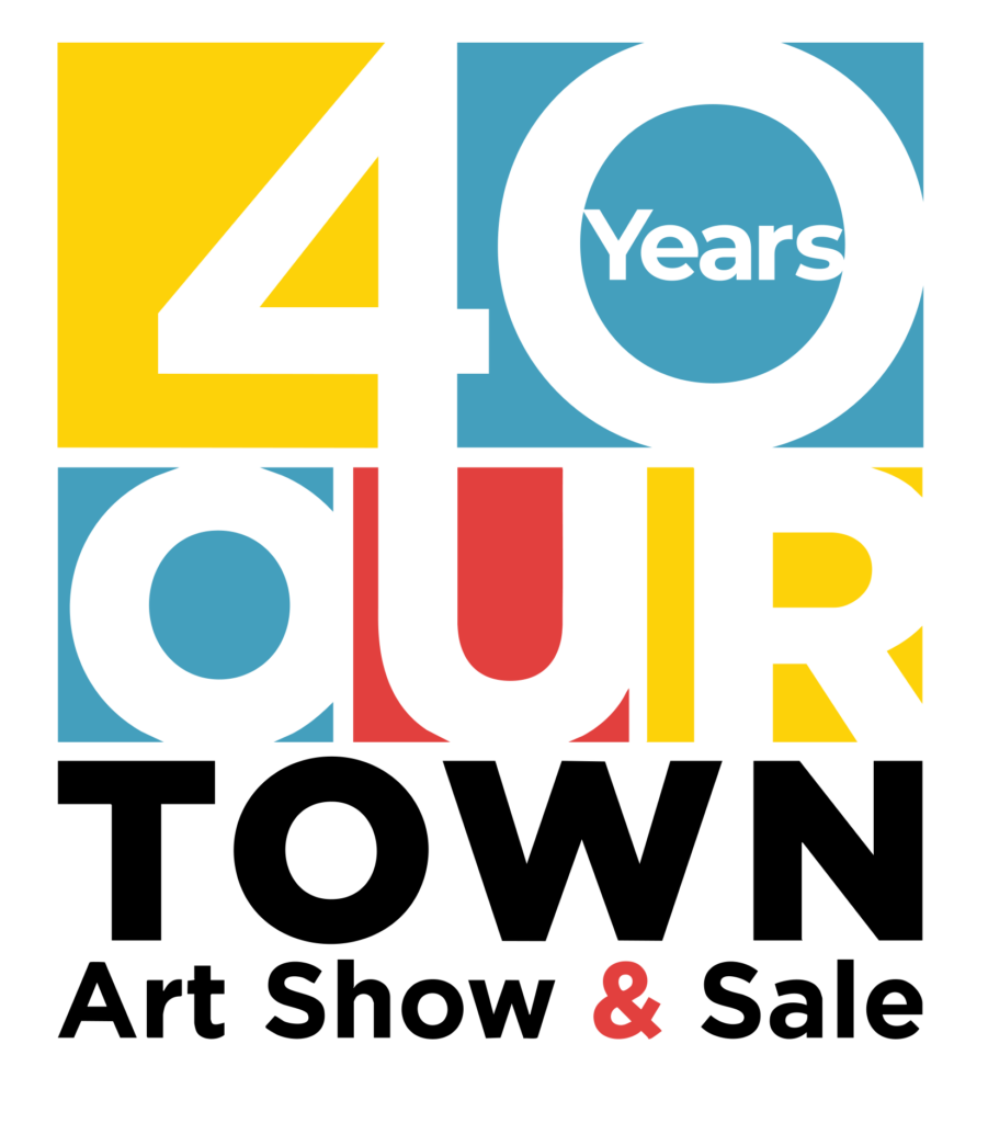 OUR TOWN Art Show & Sale 40th Anniversary Logo